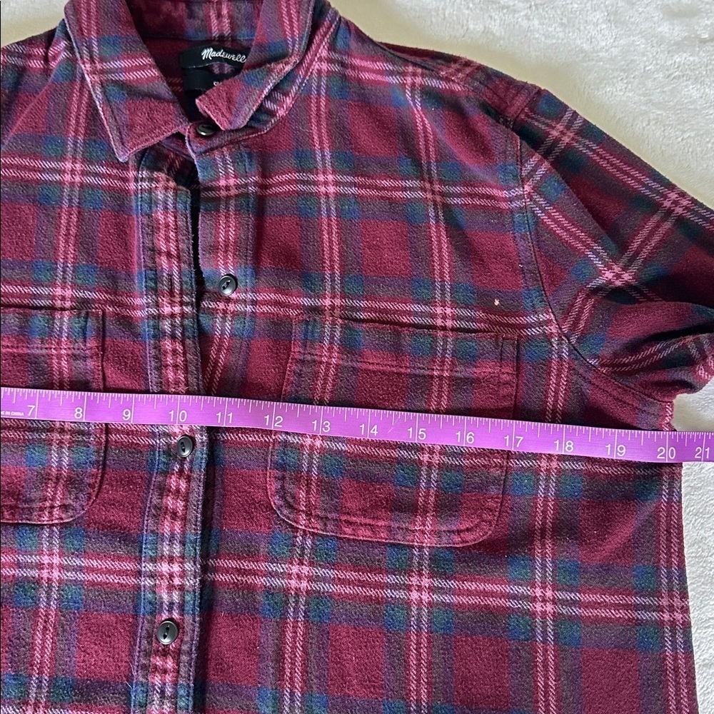 Madewell Plaid Flannel Shirt - Picture 6 of 8